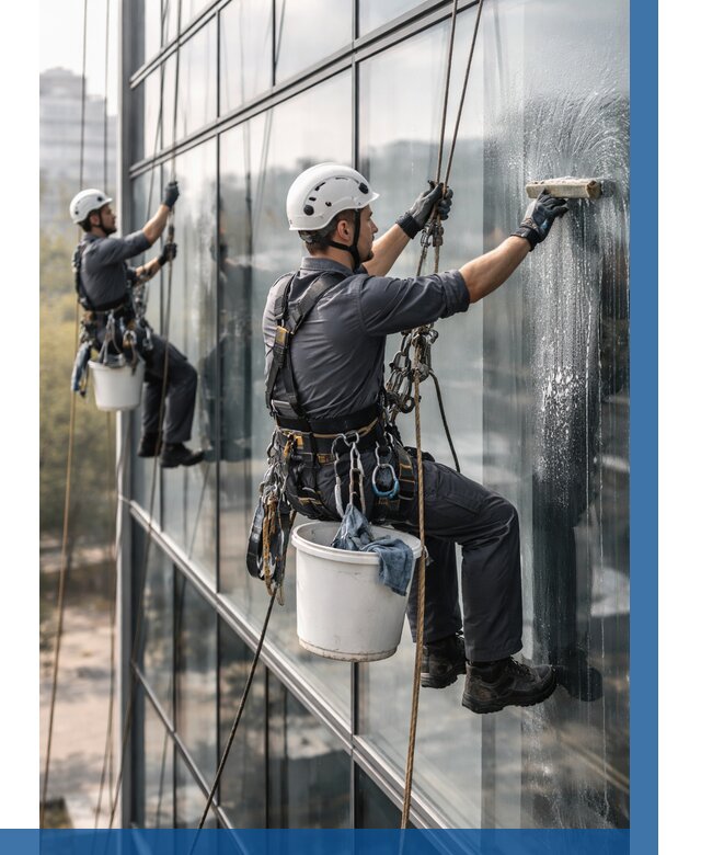 Мойка сплошного остекления в Нальчике, заказать от 311 р.| ВЫСОТНИК-Нль