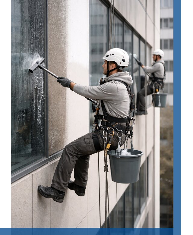 Мойка фасадов зданий в Нальчике под ключ от 363 р. | ВЫСОТНИК-Нль