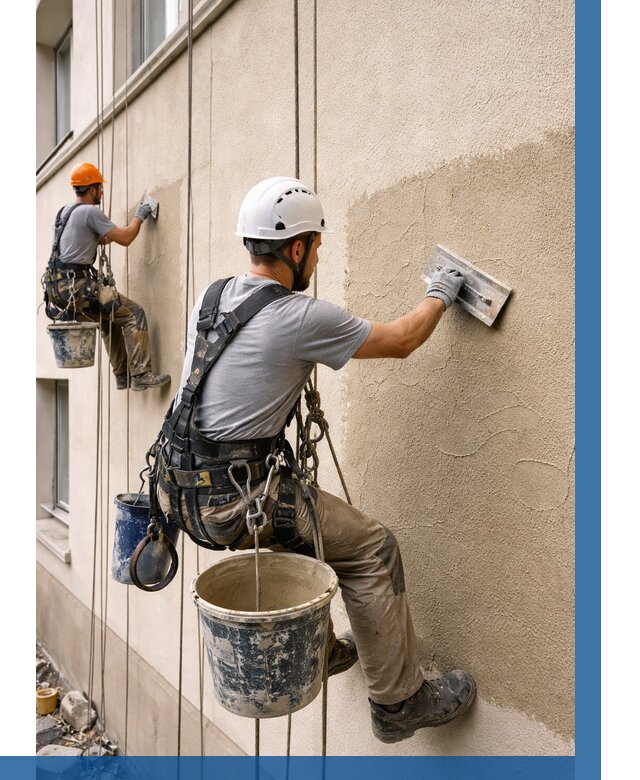 Декоративная штукатурка фасада в Нальчике от 1244 р. | ВЫСОТНИК-Нль