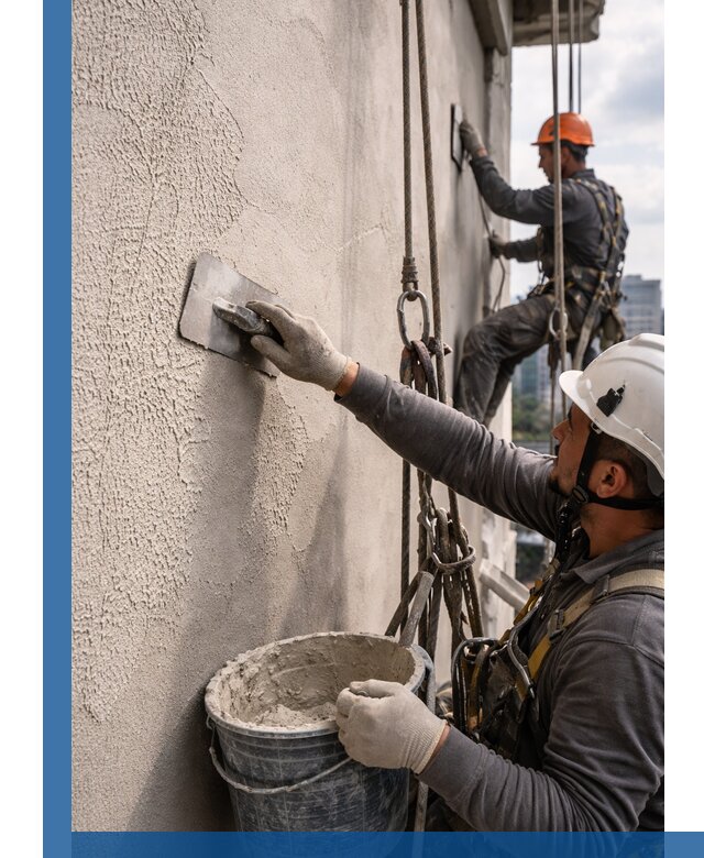 Декоративная штукатурка фасада с утеплением и защитой в Нальчике