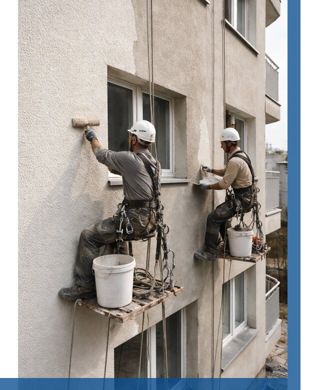 Нанесение короеда на фасад в Нальчике от 466 р. | ВЫСОТНИК-Нль