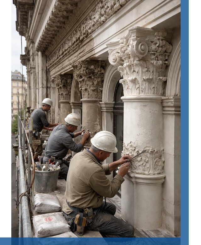 Реставрация фасадной лепнины в Нальчике от 2591 р. | ВЫСОТНИК-Нль