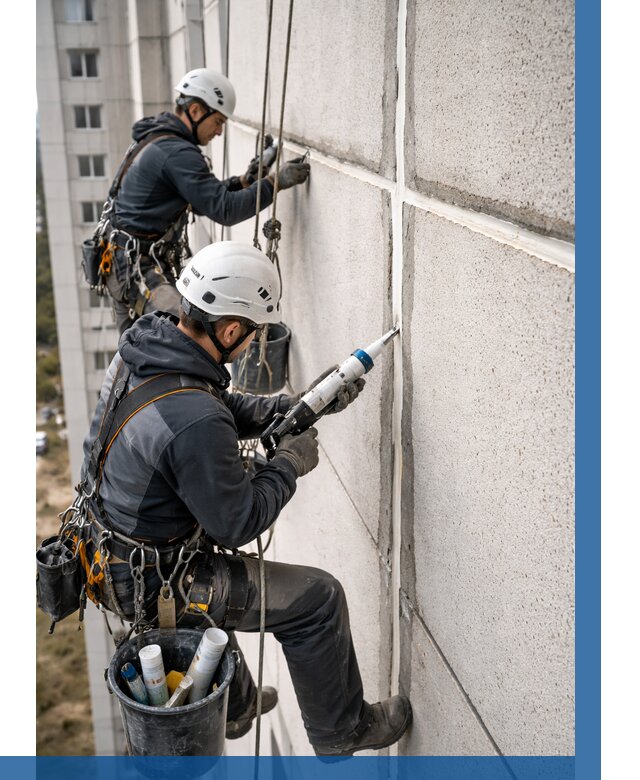 Герметизация межпанельных швов в Нальчике от 725 р. | ВЫСОТНИК-Нль
