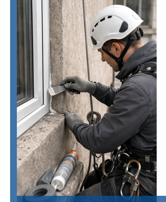 Герметизация монтажных швов окон в Нальчике с гарантией качества