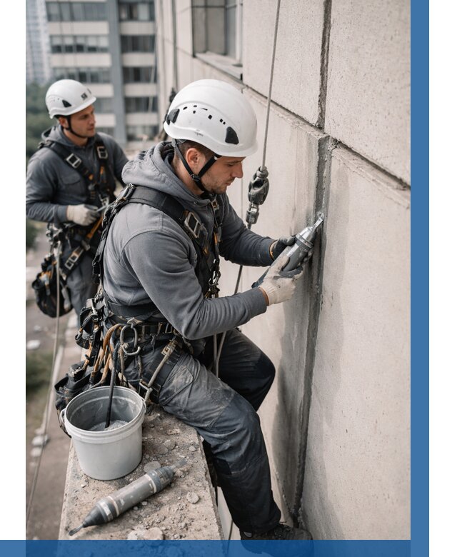 Ремонт деформационных швов здания в Нальчике от 1036 р. | ВЫСОТНИК-Нль