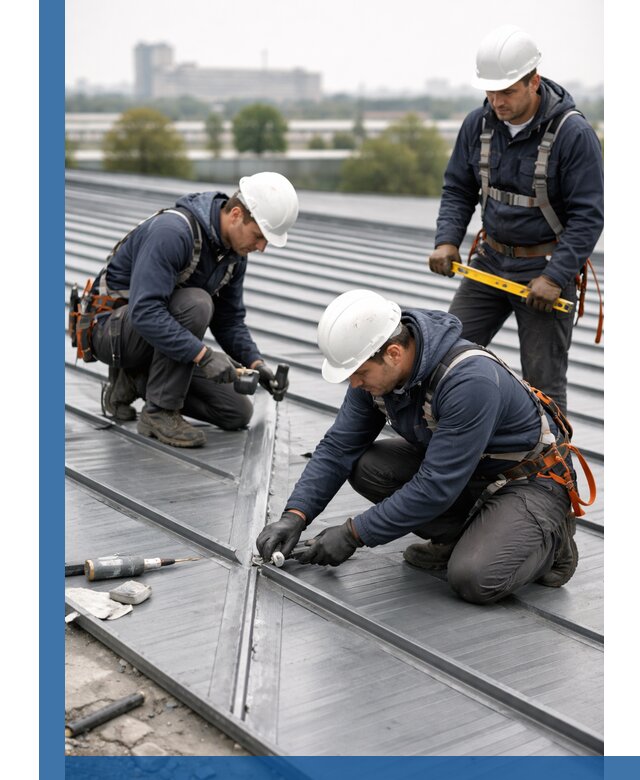 Ремонт фальцевой кровли в Нальчике срочно и качественно