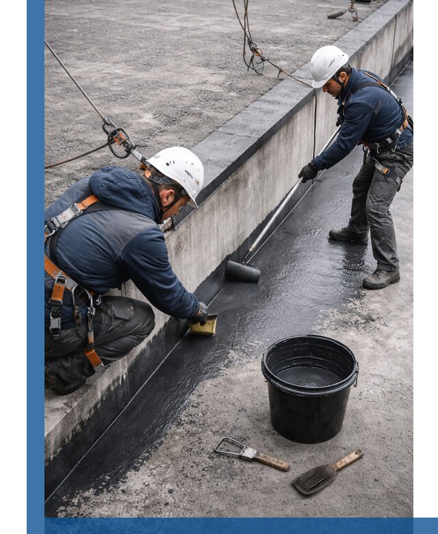 Гидроизоляция кровли жидкой резиной профессионально в Нальчике