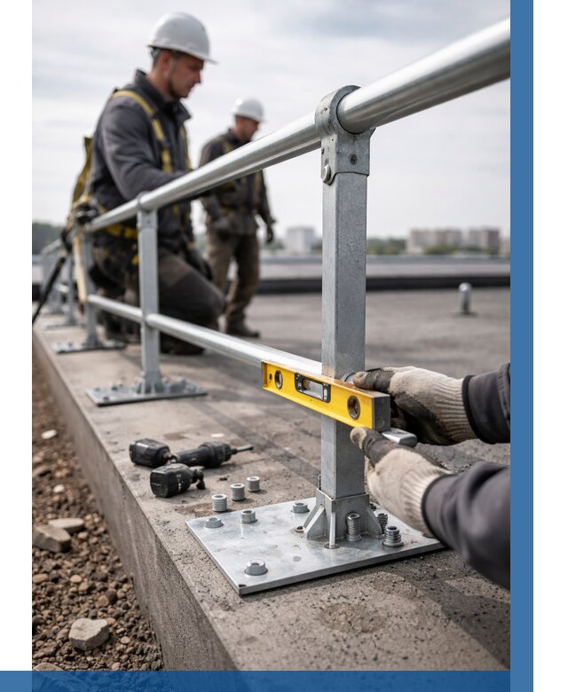 Монтаж кровельного ограждения в Нальчике от 1244 р. | ВЫСОТНИК-Нль