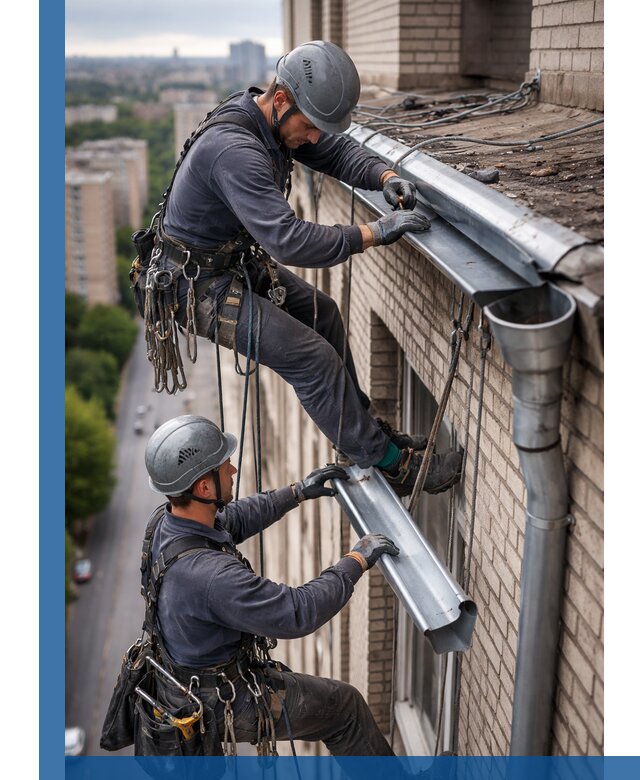 Ремонт водосточных желобов в Нальчике, быстро и качественно