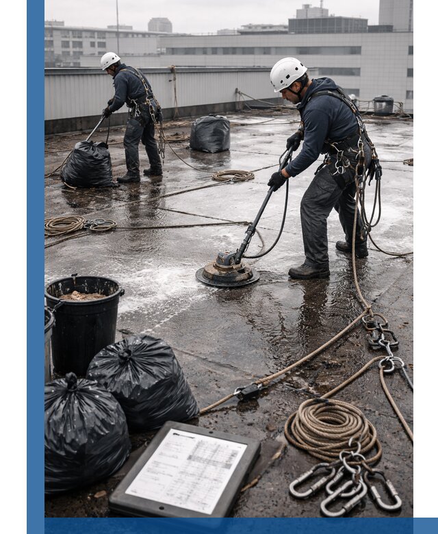 Плановая очистка кровли по графику в Нальчике для безопасности