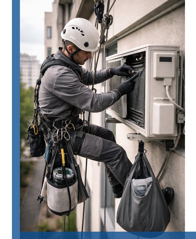 Обслуживание внешнего блока кондиционера в Нальчике профессионально