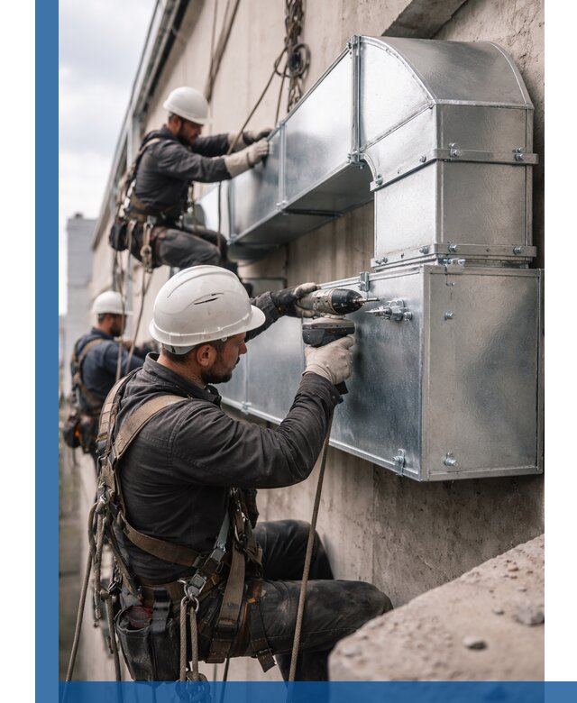 Профессиональный монтаж вентиляционных коробов в Нальчике под ключ