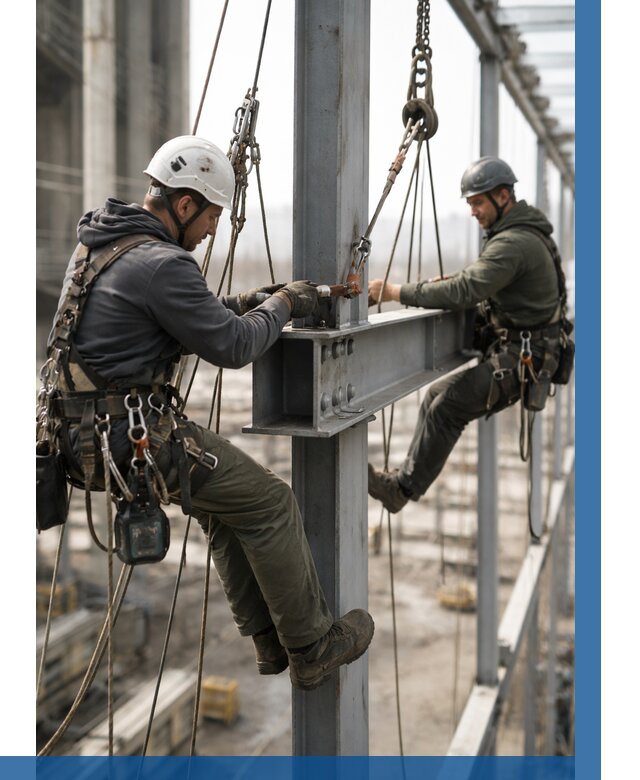 Монтаж металлоконструкций на высоте в Нальчике от 3627 р. | ВЫСОТНИК-Нль