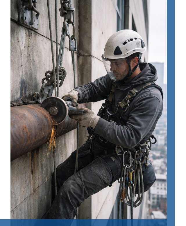 Резка металла на высоте в Нальчике по цене от 4663 р. | ВЫСОТНИК-Нль