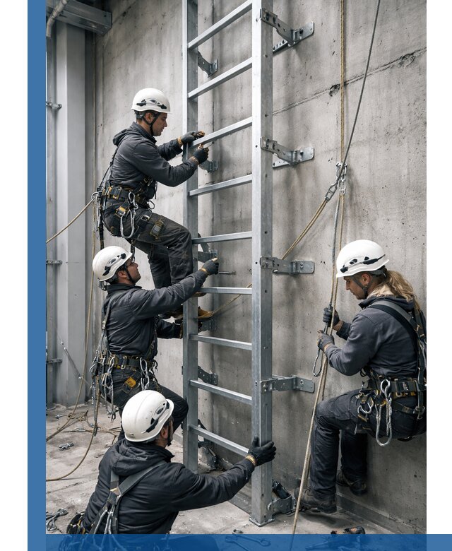 Монтаж металлических лестниц в Нальчике под ключ со гарантией
