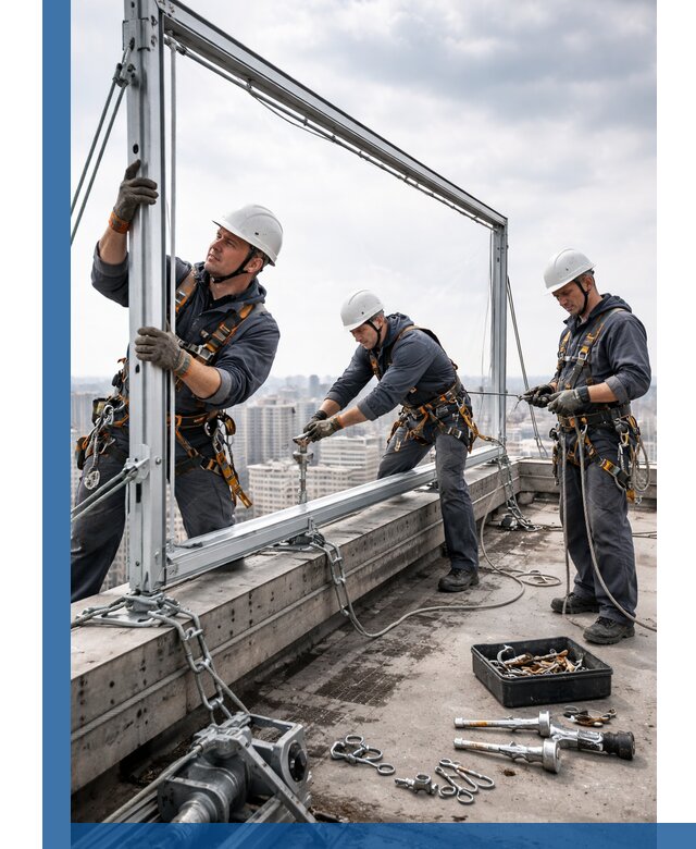 Монтаж крышных рекламных конструкций под ключ в Нальчике