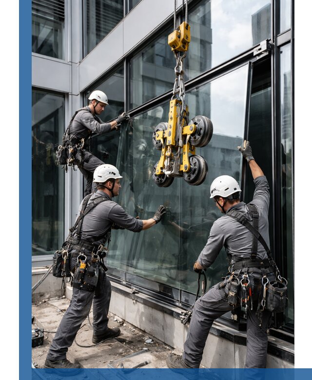 Структурное остекление фасадов в Нальчике монтаж и обслуживание