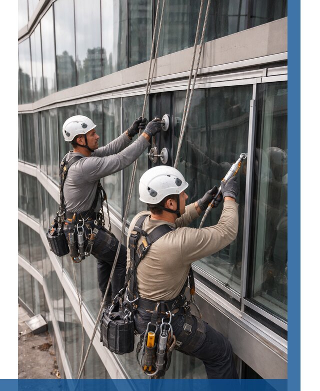 Радиусное остекление фасада в Нальчике от 12436 р. | ВЫСОТНИК-Нль