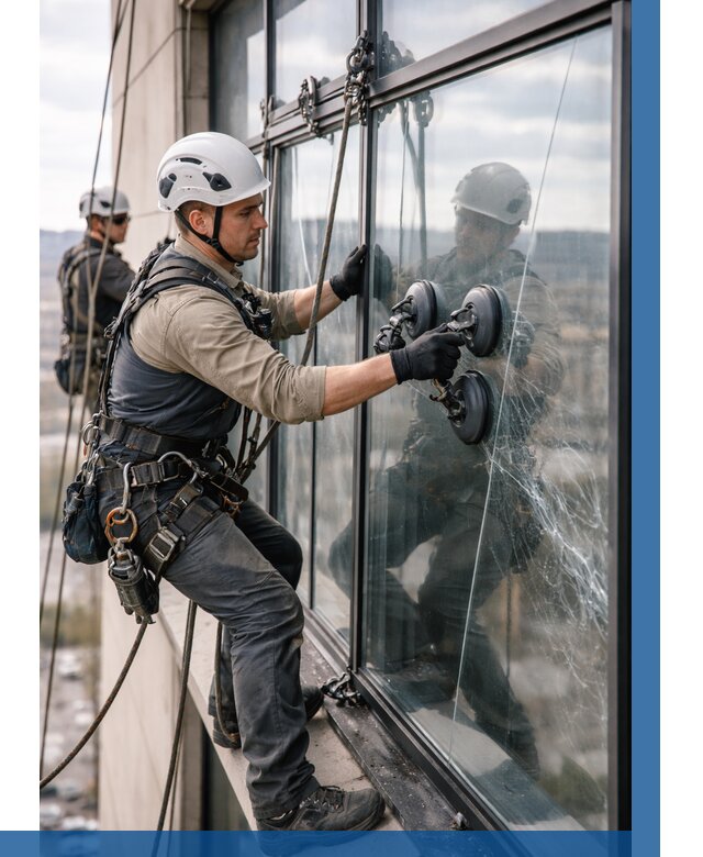 Замена стекла в витраже в Нальчике под ключ от 8809 р. | ВЫСОТНИК-Нль