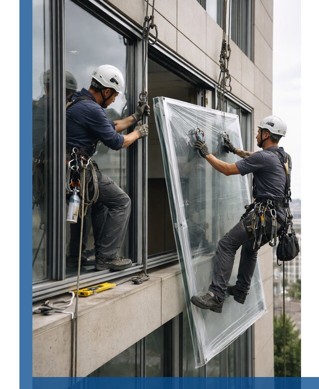 Профессиональная замена стекла в витраже в Нальчике с гарантией