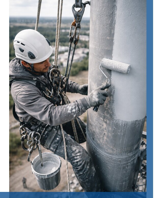 Покраска мачт связи под ключ в Нальчике от 881 р. | ВЫСОТНИК-Нль