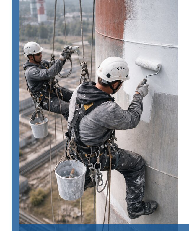 Покраска дымовых труб в Нальчике: антикоррозийная защита и восстановление