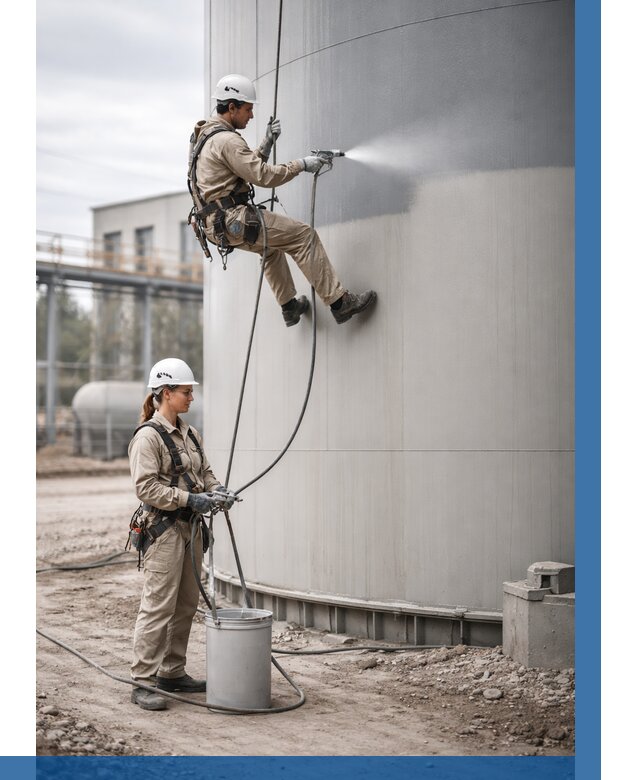 Покраска резервуаров в Нальчике от 1244 р. | ВЫСОТНИК-Нль — заказать