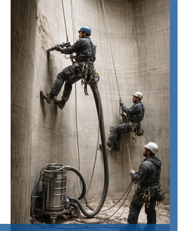 Зачистка силосов в Нальчике от 4663 р. Договор и смета ВЫСОТНИК-Нль