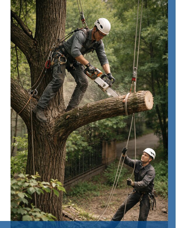 Спил деревьев альпинистами в Нальчике от 8290 р. | ВЫСОТНИК-Нль