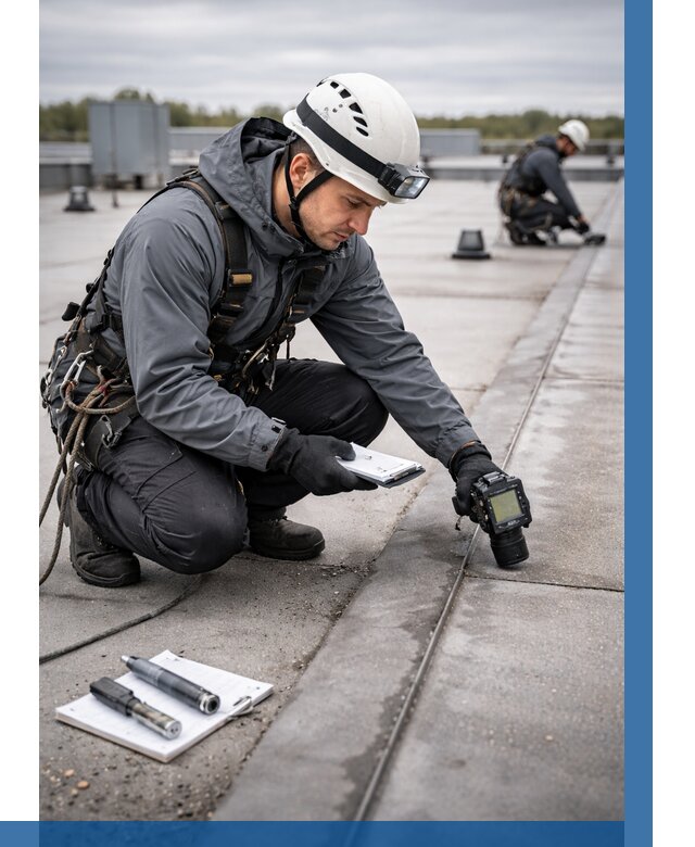 Обследование кровли на протечки в Нальчике от 4663 р. | ВЫСОТНИК-Нль