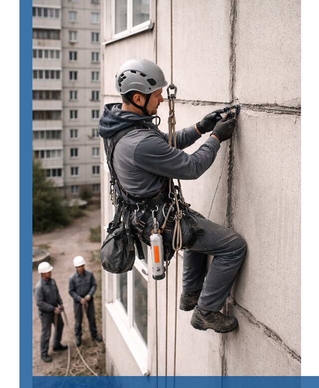 Обследование межпанельных швов и герметизация в Нальчике