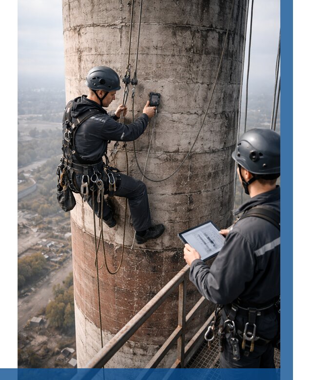 Обследование дымовой трубы в Нальчике от 8290 р. | ВЫСОТНИК-Нль
